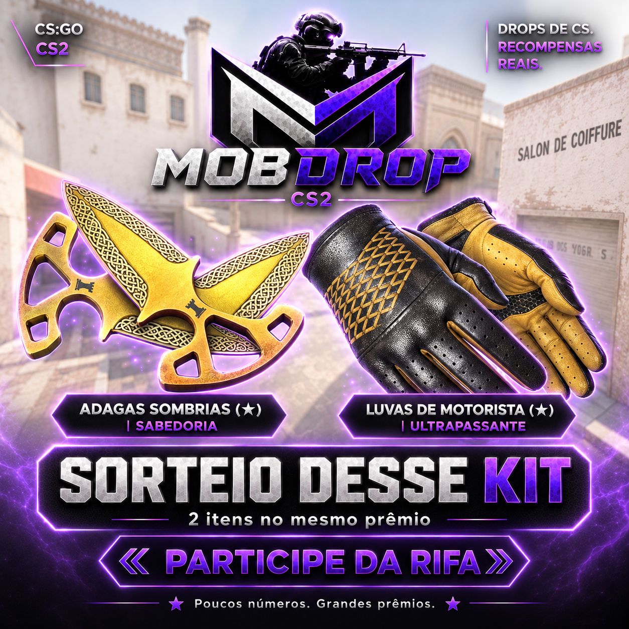 0409- KIT ★ ADAGAS SOMBRIAS | SABEDORIA + ★ LUVAS DE MOTORISTA | ULTRAPASSANTE